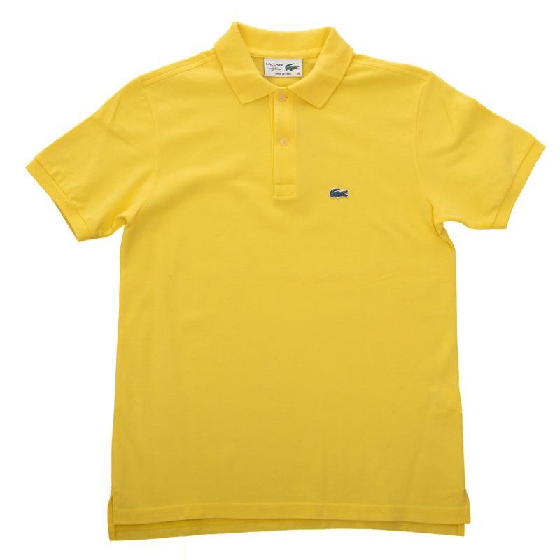 Blusa-Polo-Lacoste-Infantil-Amarela