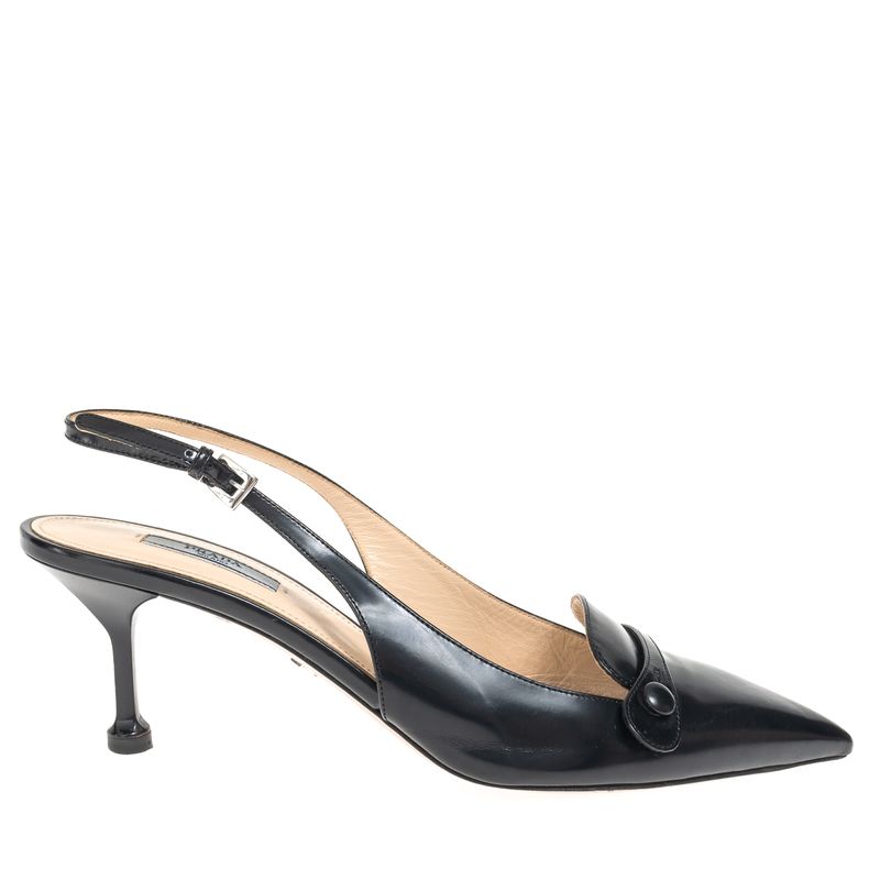 Sapato-Prada-Slingback-Preto