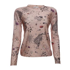Blusa NK Estampada Rosê