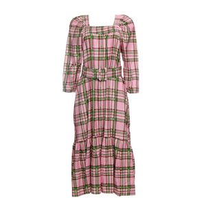Vestido Allmost Vintage Xadrez Rosa