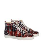 Tenis-Louboutin-Xadrez-Vermelho