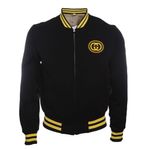 Jaqueta-Gucci-Preta-Detalhe-Amarelo