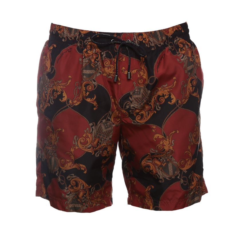 Bermuda-Dolce-and-Gabbana-Estampado-Vinho