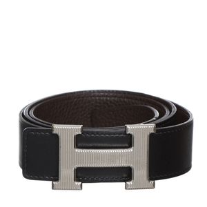 Cinto Hermes Reversível 32mm Preto e Marrom