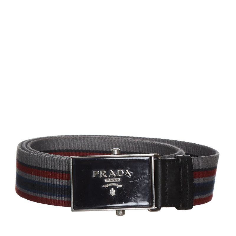 Cinto-Prada-Fivela-Prateada-Listrado