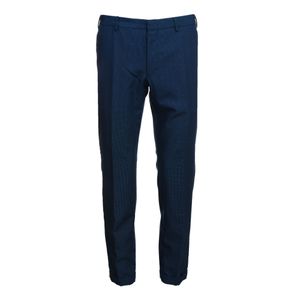 Calça Prada Xadrez Azul