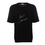 Camiseta-Saint-Laurent-Preta