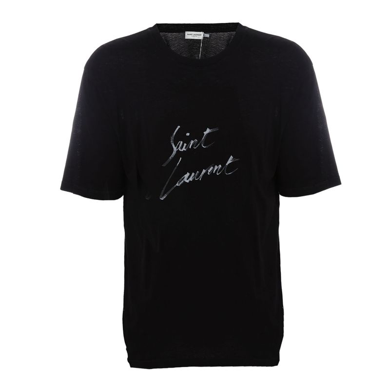 Camiseta-Saint-Laurent-Preta