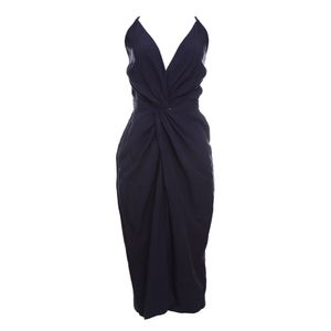 Vestido Le Soleil d'Été Linho Azul Marinho