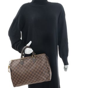 Bolsa Louis Vuitton Speedy 35 Damier Ébène