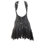 Vestido-Roberto-Cavalli-Renda-e-Paetes-Preto