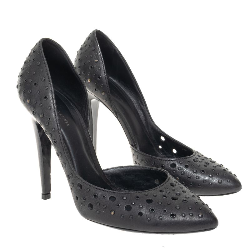 Sapato-de-Salto-Bottega-Veneta-Aplicacoes-Preto