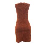 Vestido-The-Row-Camurca-Marrom