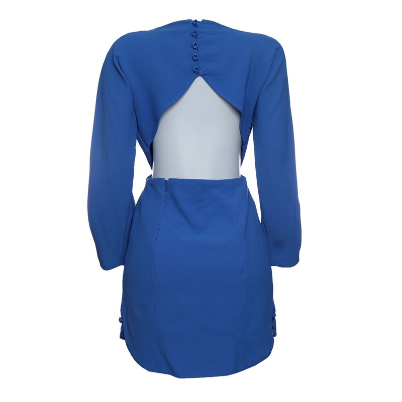 Vestido-Cris-Barros-Decote-Costas-Azul