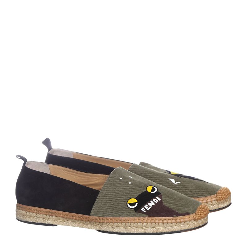 Espadrille-Fendi-Monster-Verde