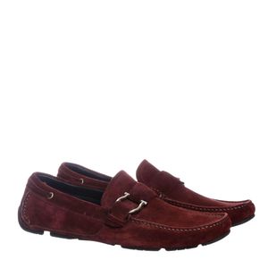 Mocassim Ferragamo Camurça Vinho