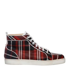 Tênis Louboutin Xadrez Vermelho