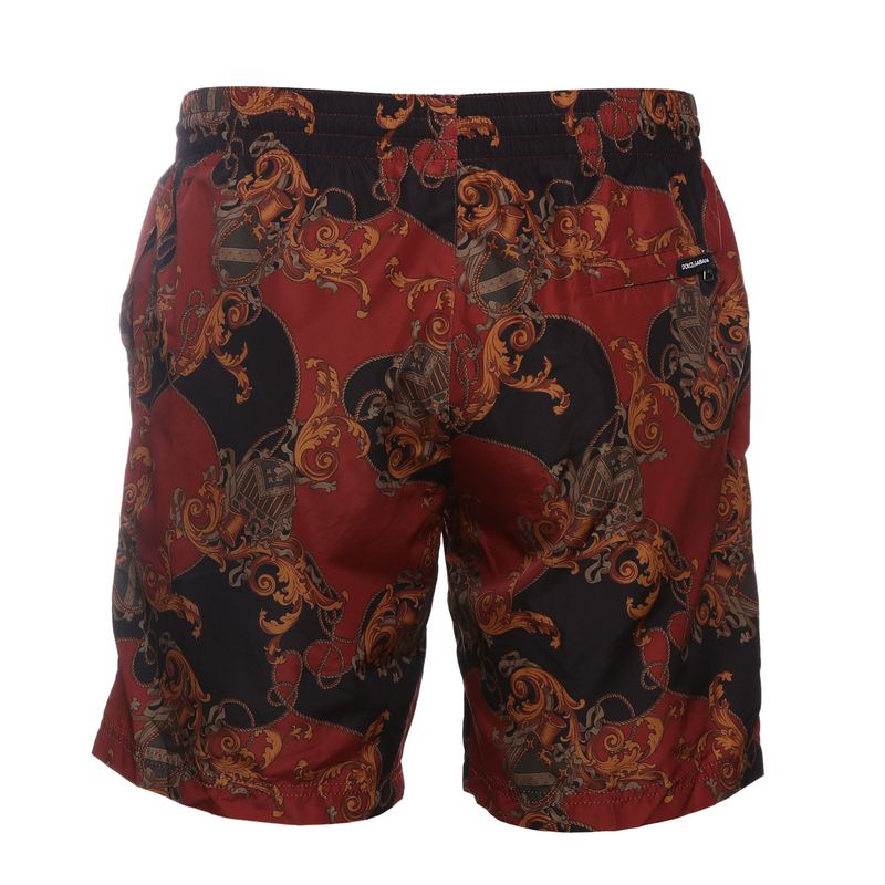 Bermuda-Dolce-and-Gabbana-Estampado-Vinho