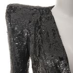 Vestido-Balmain-Paetes-Preto