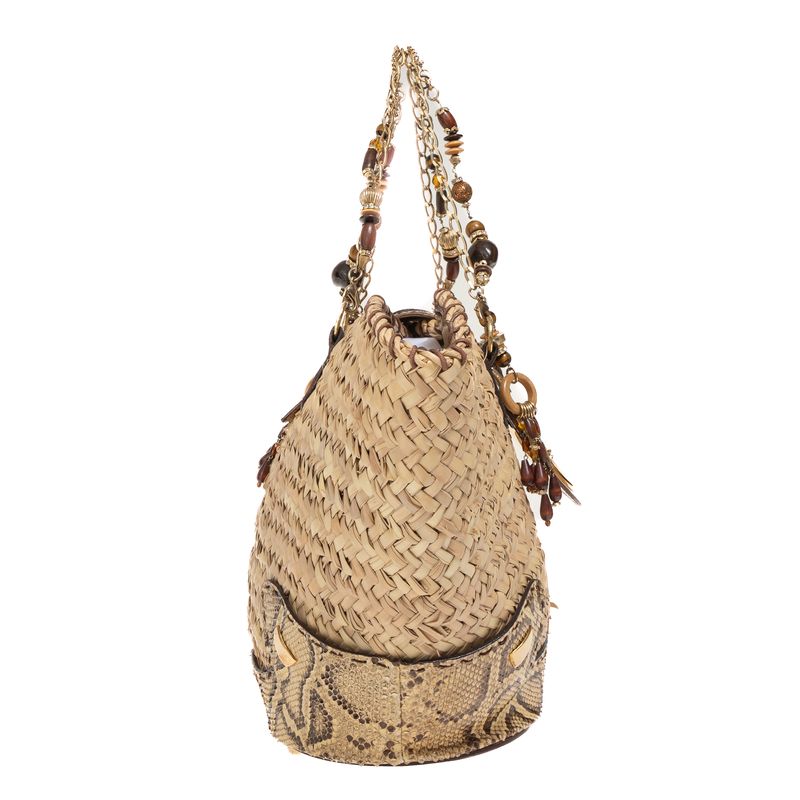 Bolsa-Dolce---Gabbana-Palha-e-Couro