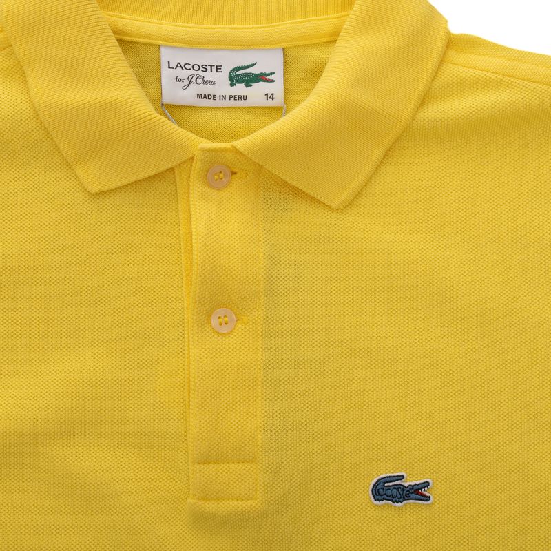Blusa-Polo-Lacoste-Infantil-Amarela