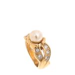 Anel-Vintage-Esfera-Perolada-Dourado