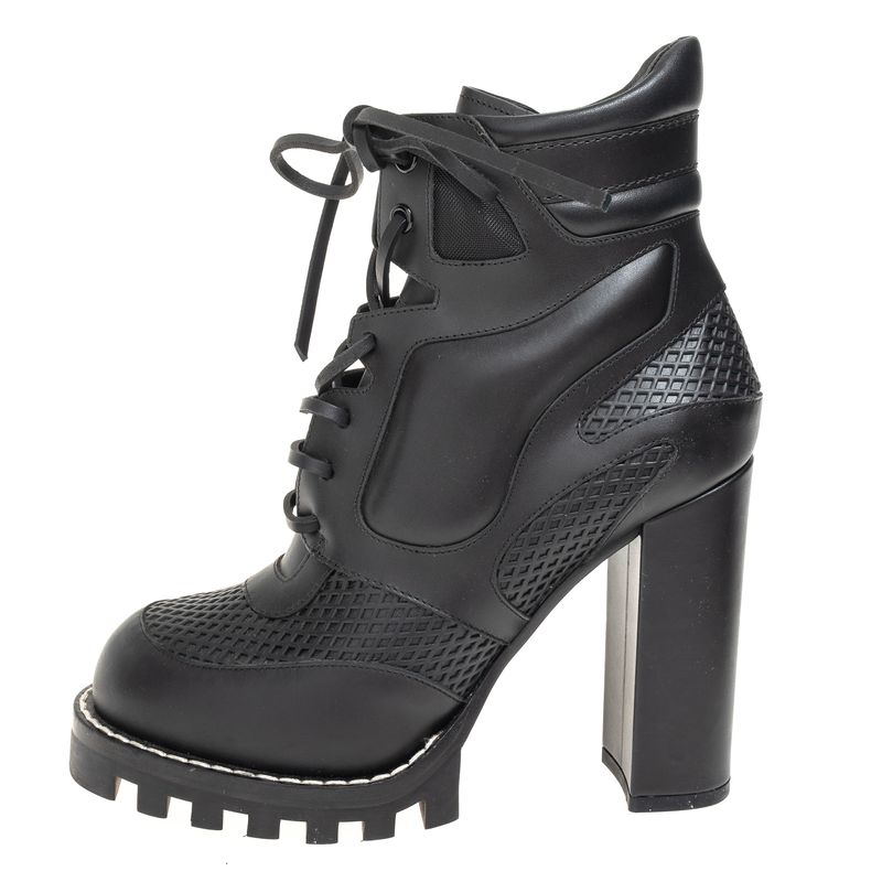 Bota-Louis-Vuitton-Digital-Gate-Couro-Preta