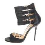 Sandalia-Jimmy-Choo-Fivelas-Couro-Preta