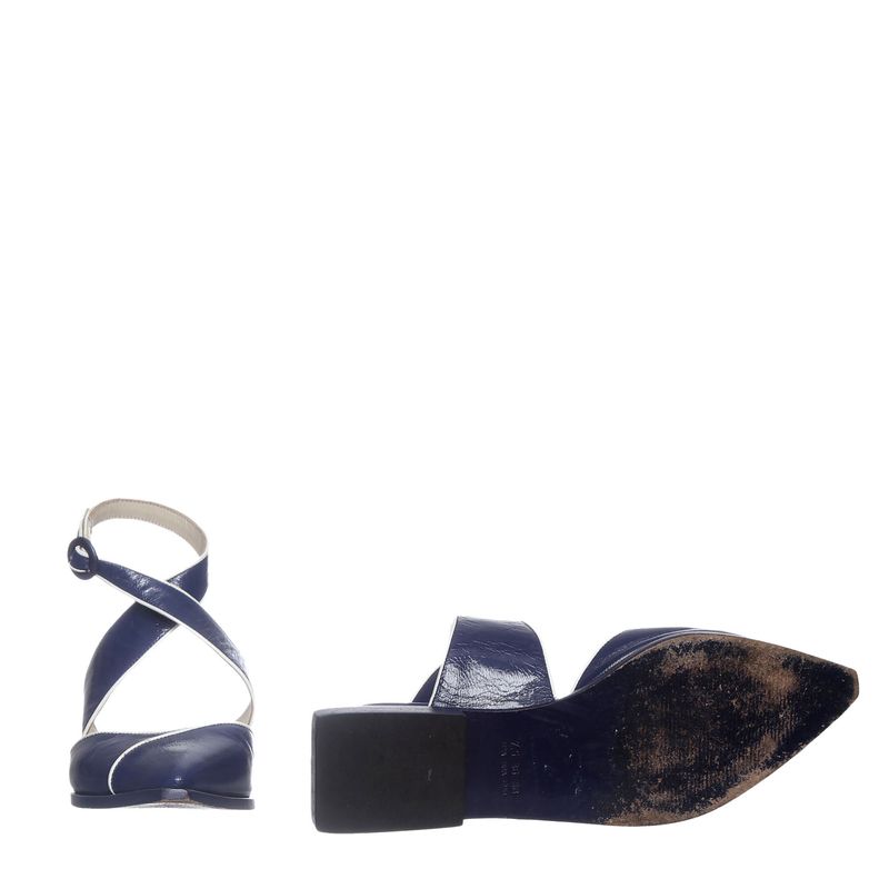 Sapato-Manolita-Couro-Bicolor-Azul