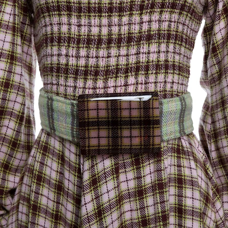 Vestido-Framed-Xadrez-Rosa