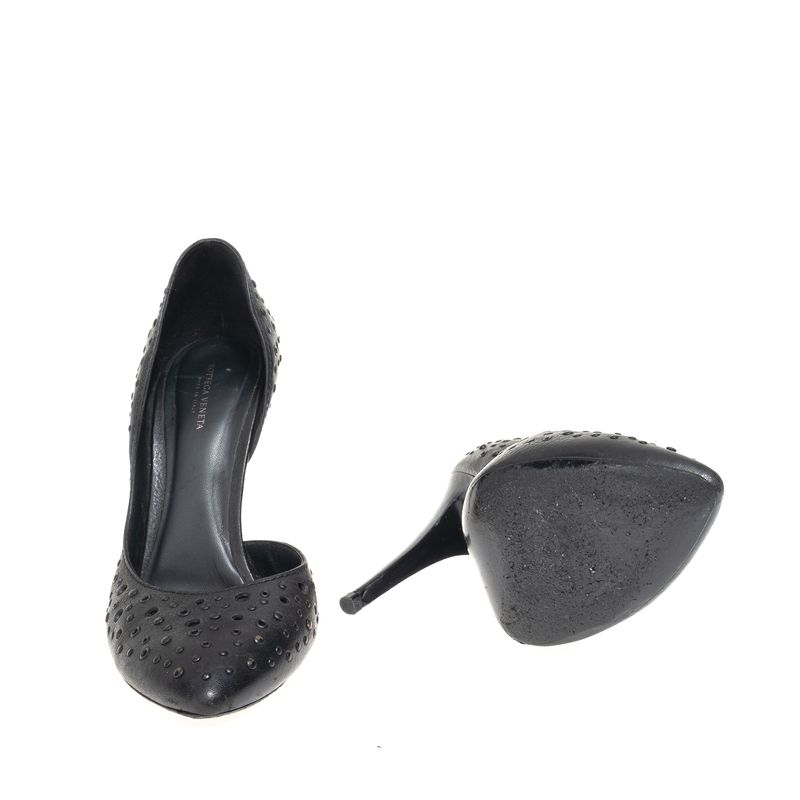 Sapato-de-Salto-Bottega-Veneta-Aplicacoes-Preto