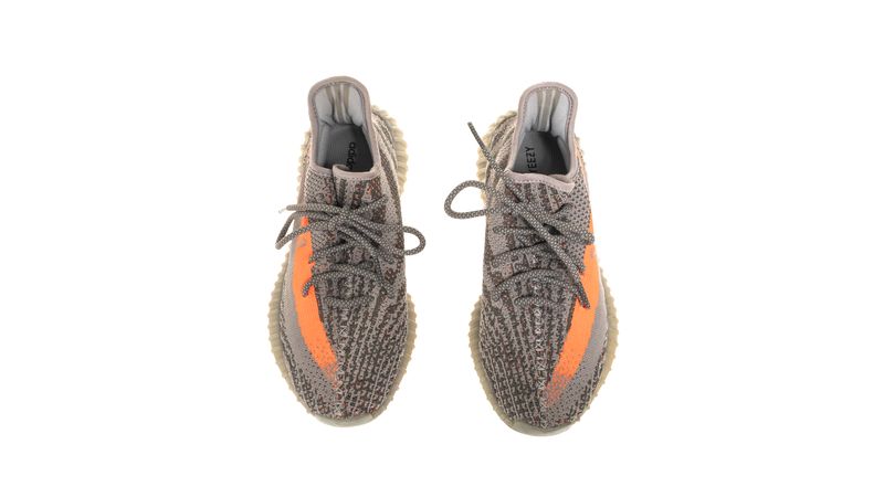 Tênis Adidas Yeezy Boost 350 Cinza Escuro | Brechó de luxo - Prettynew