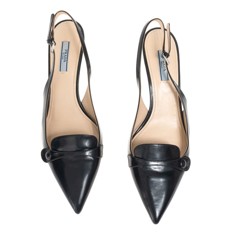 Sapato-Prada-Slingback-Preto