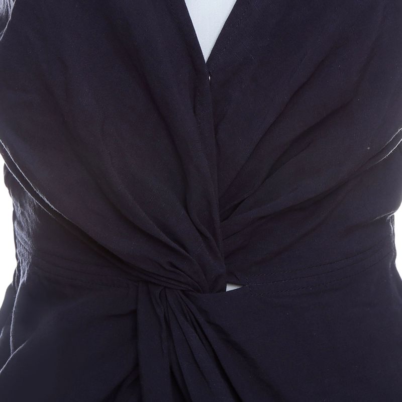 Vestido-Le-Soleil-d-Ete-Linho-Azul-Marinho