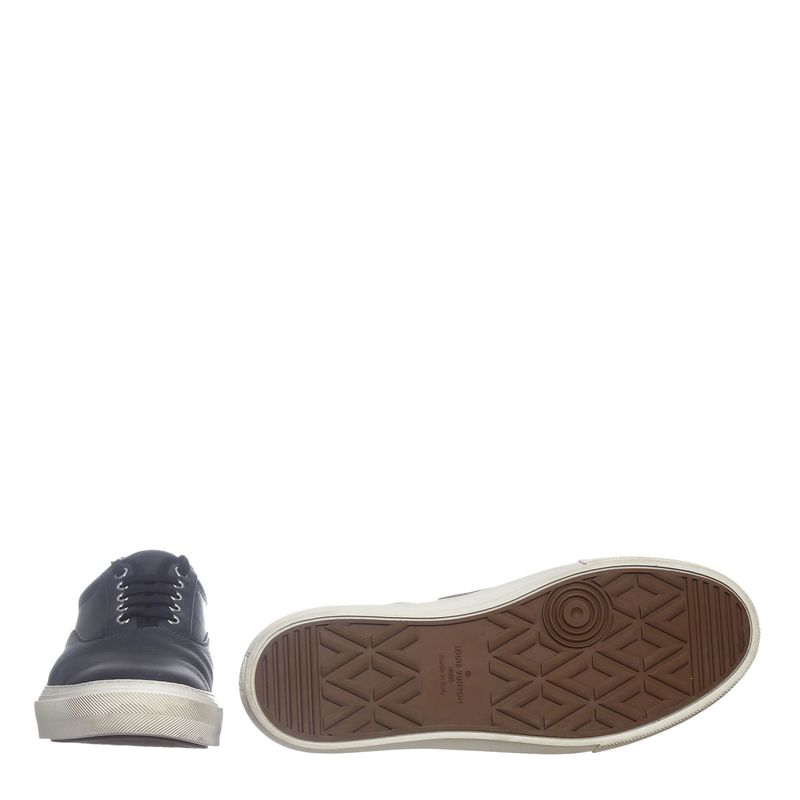 Tenis-Louis-Vuitton-Couro-Azul-Marinho