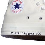 Tenis-All-Star-Converse-Comme-des-Garcons-Play-Chuck-70-Creme