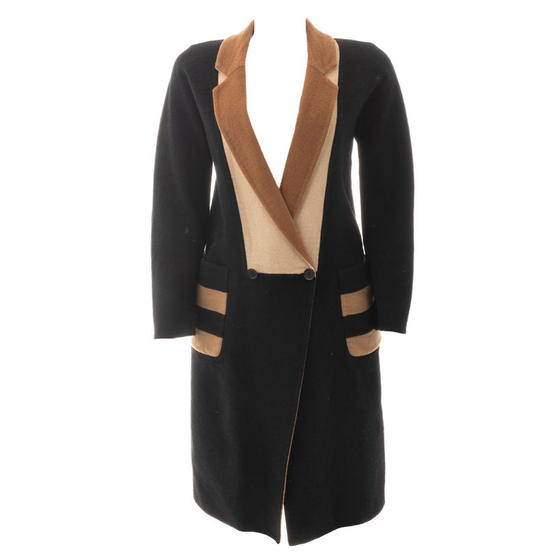 Sobretudo-Max-Mara-La-Preto-e-Bege