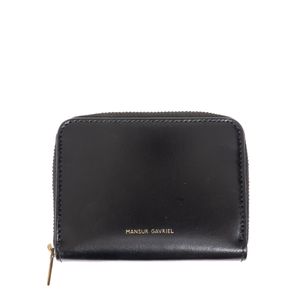 Carteira Mansur Gavriel Lisa Couro Preto
