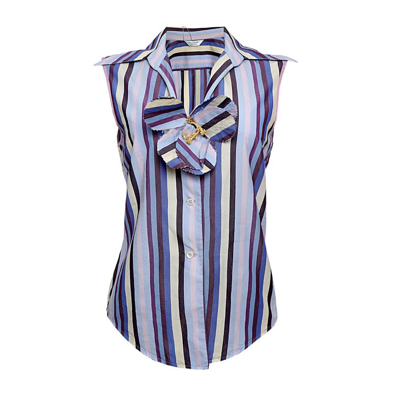Blusa-Paul-Smith-Flor-Listrada