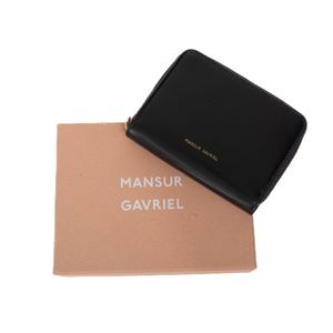 Carteira Mansur Gavriel Lisa Couro Preto