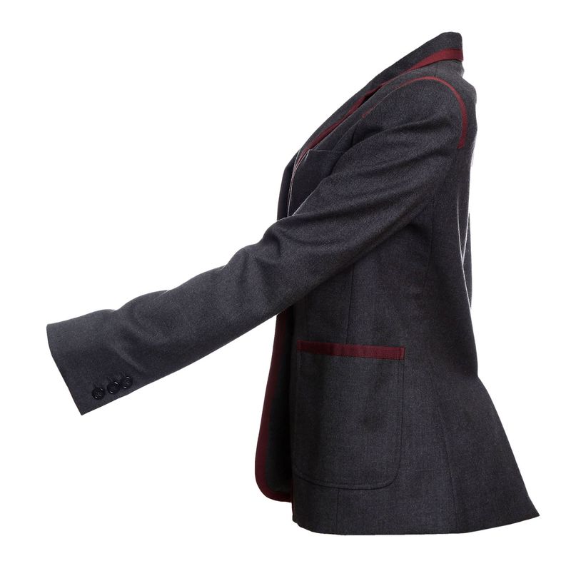 Blazer-Burberry-La-Bicolor-Cinza