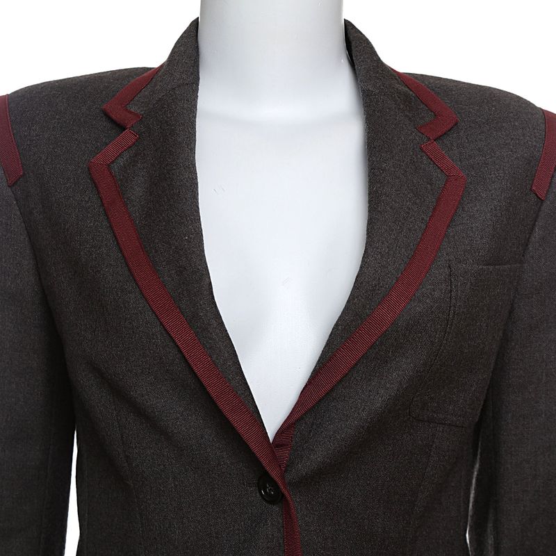 Blazer-Burberry-La-Bicolor-Cinza