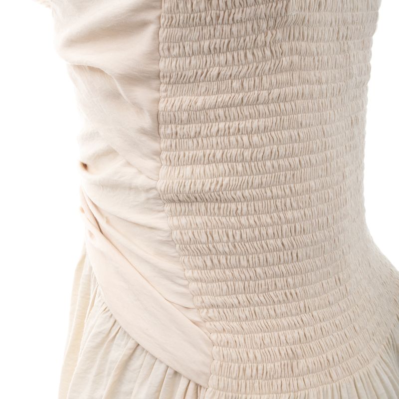 Vestido-Paula-Raia-com-Elastico-Bege