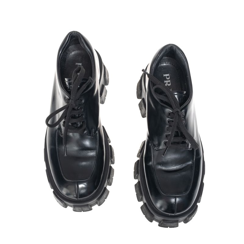 Sapato-Prada-Monolith-Couro-Preto