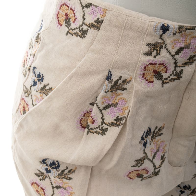 Conjunto-Cris-Barros-Ponto-Cruz-Floral-Bege