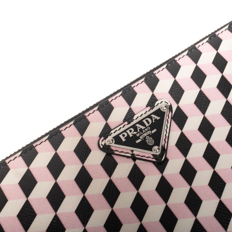 Bolsa-Prada-Clutch-Saffiano-Estampado