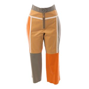 Calça NK Couro Tricolor
