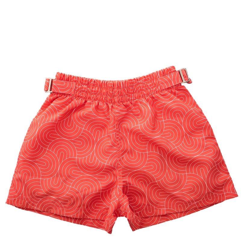 Bermuda-Barthelemy-Infantil-Estampada-Laranja