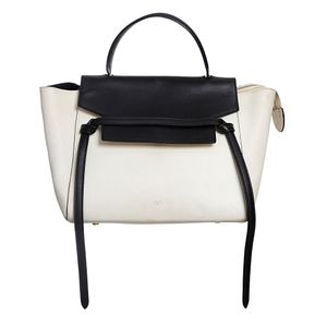 Bolsa Celine Belt Bicolor Preto