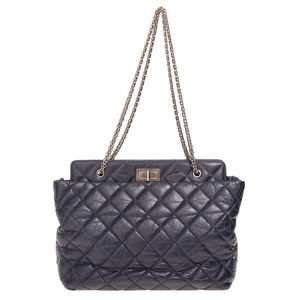 Bolsa Chanel Reissue 2.55 Tote Matelassê Marinho